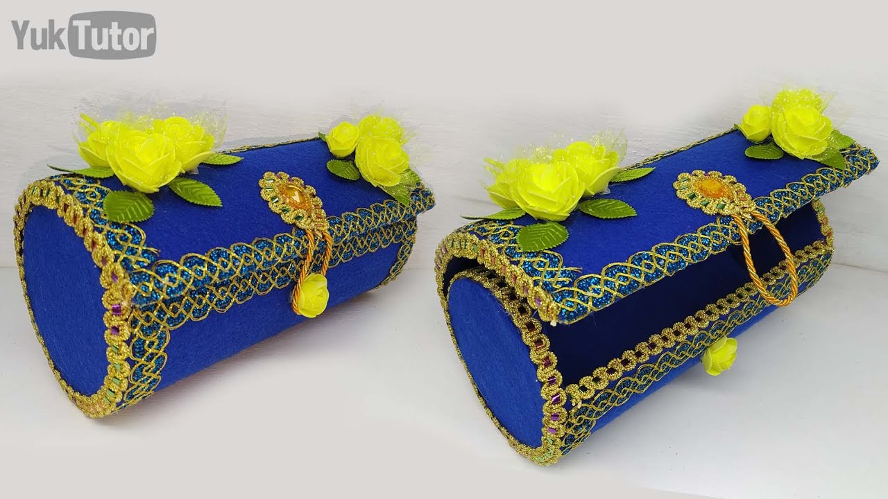 181) Ide kreatif - Tutorial tas mewah dari kardus || Best recycle ideas