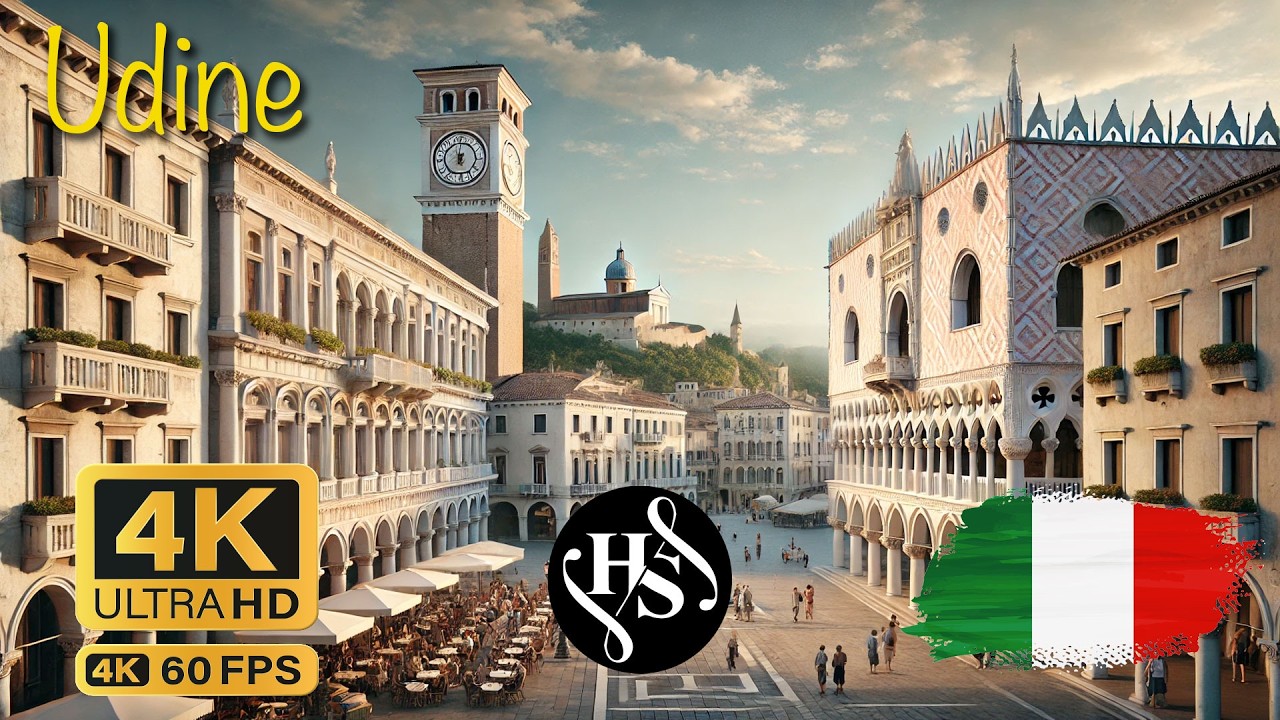 🏰 Udine Walking Tour | Elegant Venetian Gem in Friuli 🇮🇹✨