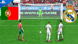 Ronaldo VS Ronaldo,Messi | Portugal VS Real Madrid Penalty Shootout | FIFA 24 PS5 4k