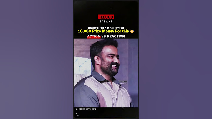 SS Rajamouli Funny Reaction to Anil Ravipudi Speech *10,000 Prize Money 🥵 #rajamouli #viralvideo