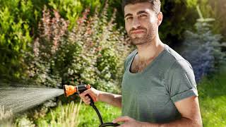 Use a Garden Hose with a Trigger Nozzle