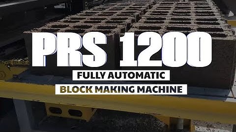 Fully Automatic Block Machine | PRS-1200