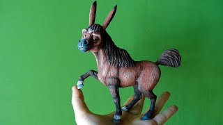 Конёк-Горбунок из полимерной глины. The Humpbacked Horse made of polymer clay.