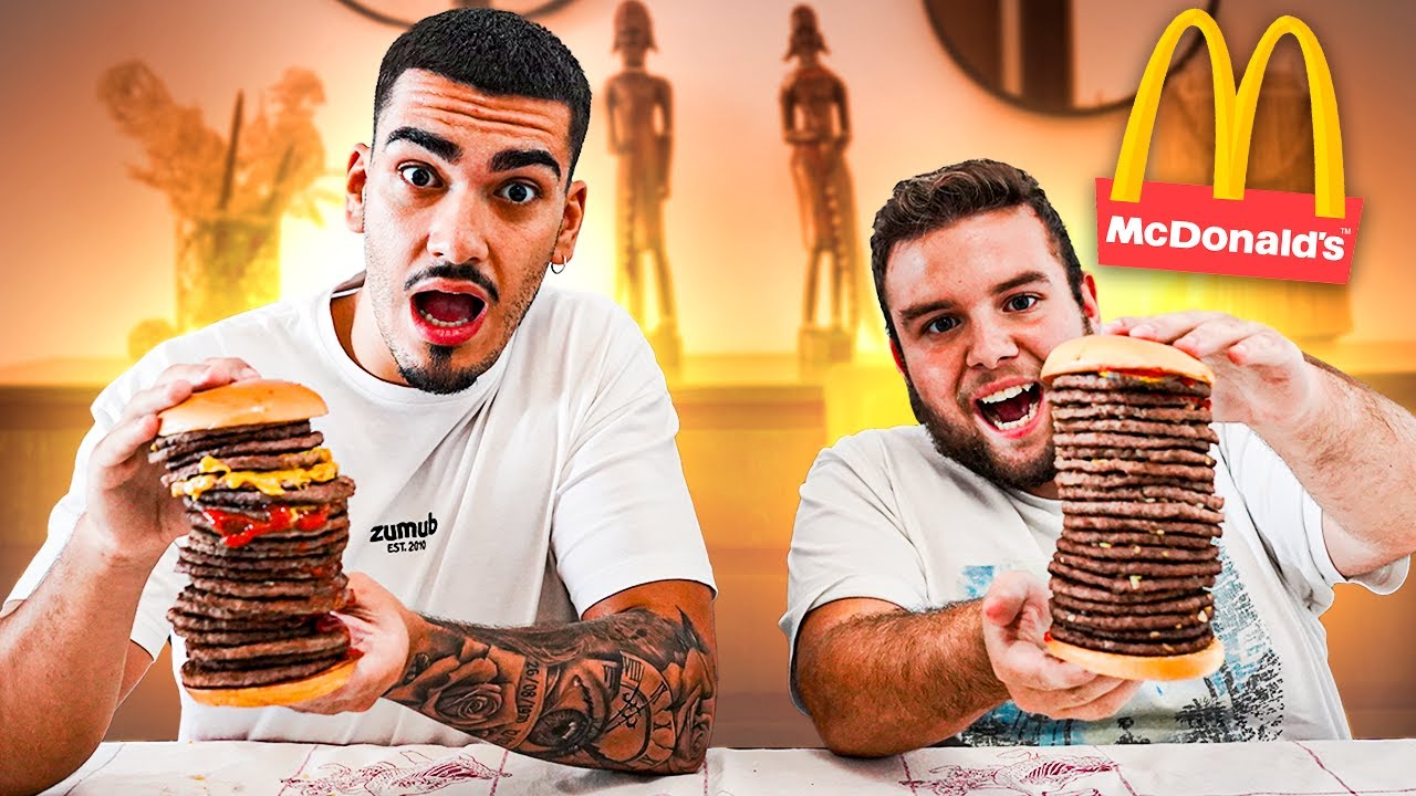 COMEMOS O MAIOR HAMBURGUER DO MCDONALD´S!!!