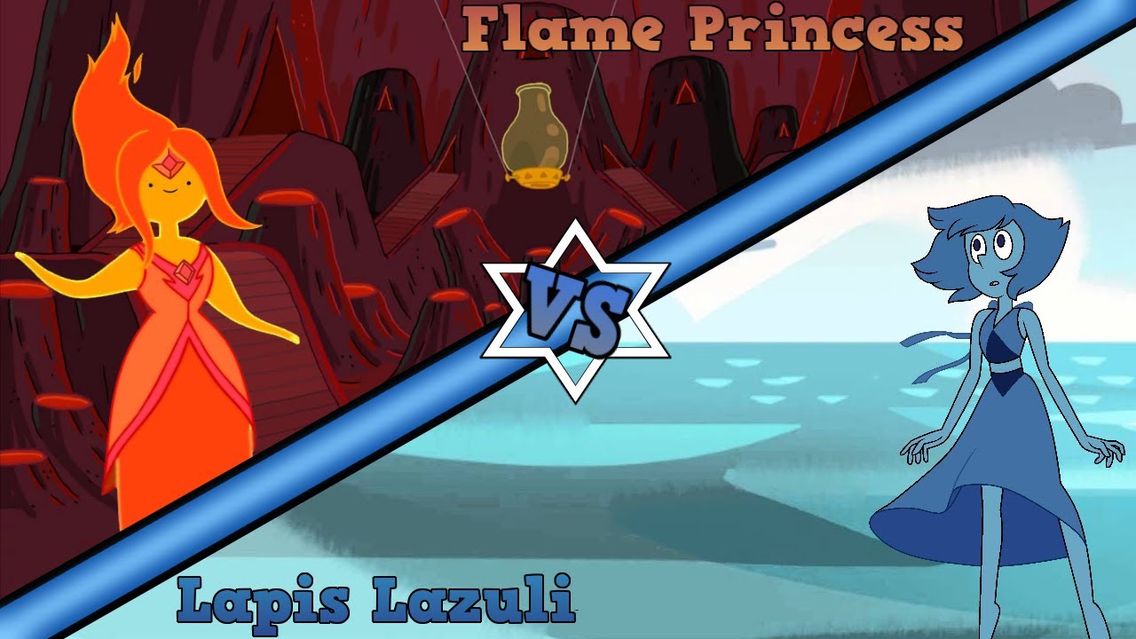 Hero Reacts l Flame Princess vs Lapis Lazuli (Cartoon Made Rap Channel ...