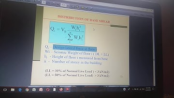 Equivalent static method- seismic co efficient mwthod to find lateral forces.