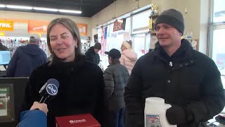 Last minute preppers head to Louisville hardware store ahead of winter storm