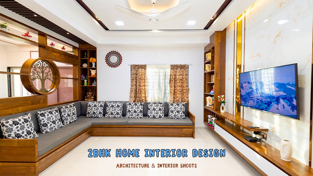 Affordable 2BHK Home Interior Design in Pune - YouTube