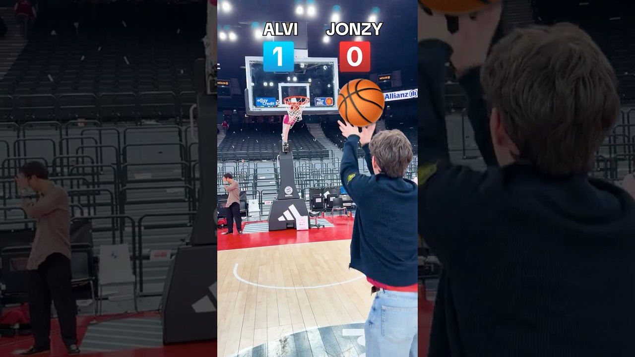 WER TRIFFT ALS ERSTES DEN KORB? 🏀