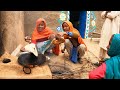 Pakistani teenager girl raising 4 kids in Village || Life without mother 😢 | Subtitled