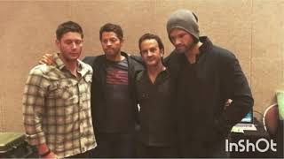 Supernatural Jensen Ackles, Misha Collins, Jared Padalecki & Richard Speight Jr - Texas Flood Relief