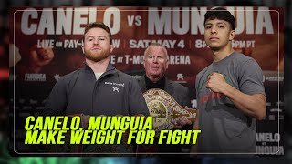 Canelo, Munguia make weight for super middleweight title fight | ABS-CBN Sports