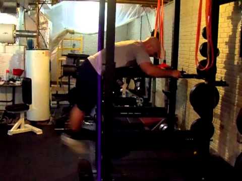 Reverse Hyper w  140lbs