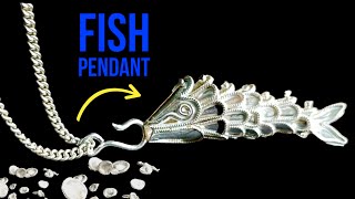 How To Make a Stunning Silver Fish Pendant | DIY Tutorial