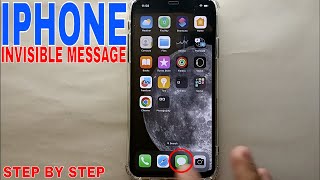 ✅  How To Send Invisible Message On iPhone 🔴