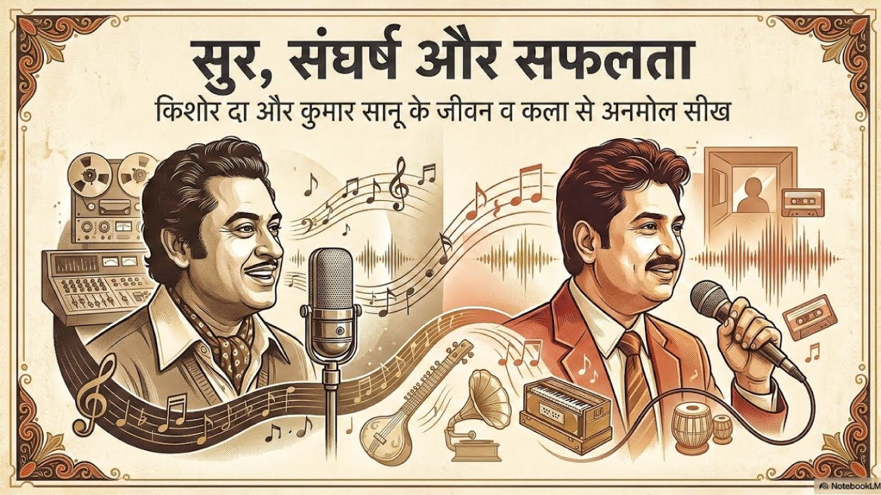 किशोर कुमार और कुमार सानू जी का जीवन। Kishor Kumar and Kumar Sanu life.#classicalmusic #motivation 