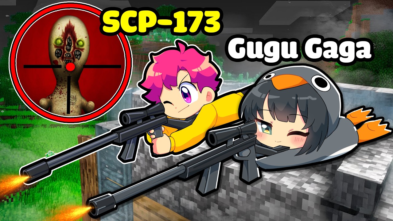 Hiha và GuGuGaGa Săn Bắt SCP-173 Trong Minecraft !?