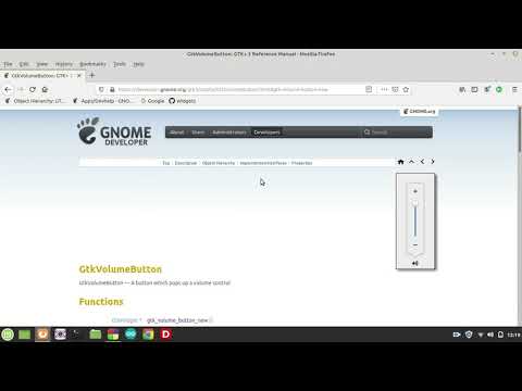 GTK   VolumeButton Part 01