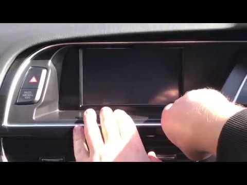 How to fit a touch screen overlay on Audi A4/A5/Q5