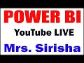 POWER BI TUTORIALS BY Mrs.SIRISHA