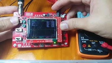 Test DSO138 Oscilloscope basic functions - Oscilloscope Cheapest in Market
