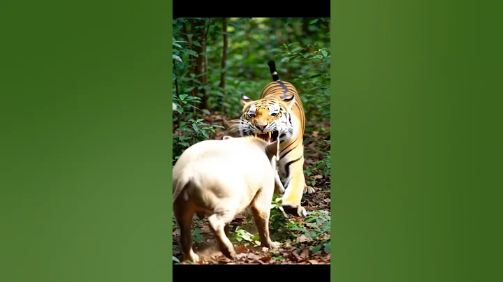 Oh  No Tiger fighting Boar #wildlife #animals #wildtv#ai#tiger#tiger#viral #shorts#wildtech#ytshorts