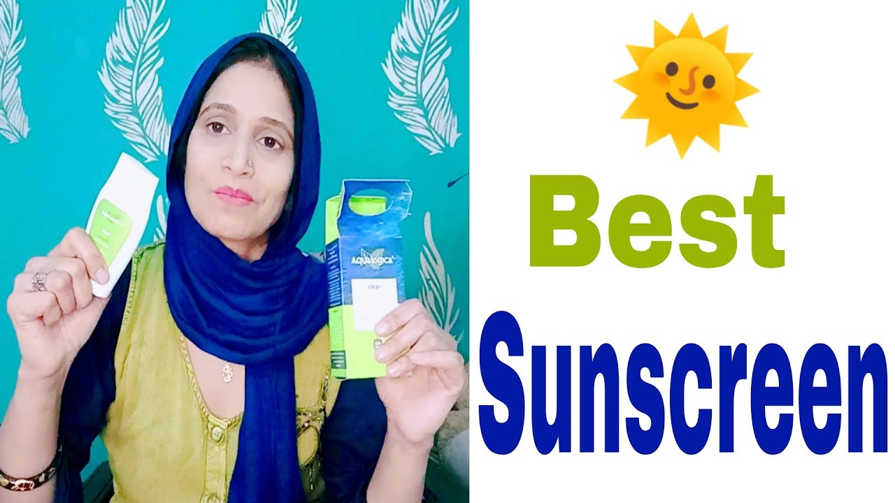 Best sunscreen for oily skin Aqualogica clear+invisible sunscreen review+demoSabiha Javed