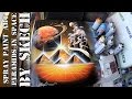 SPRAY PAINTING ART Pyramids in space 3D picture