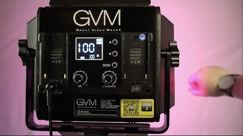 Mobile 4 : GVM 800D Lighting Kit Tutorial