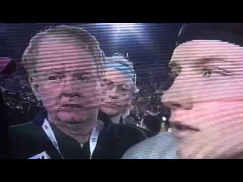 Who Is The Guy Interrupting ESPN's Christian McCaffrey Interview?