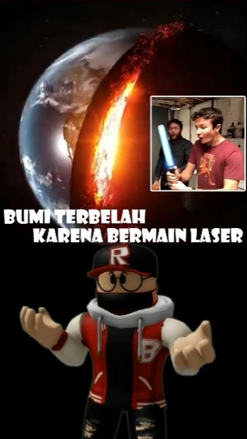 Tidak Sengaja Membelah Bumi dengan Pedang Laser Lightsaber! #shorts #short #shortsfeed #fyp #viral