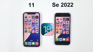 iOS 18 Speed Test - iPhone 11 vs iPhone SE 2022