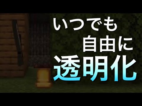 マイクラ 透明 化 コマンド