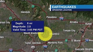 Small earthquake shakes South Pasadena