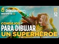 4 CONSEJOS para DIBUJAR a un SUPERHÉROE - #Desafío52