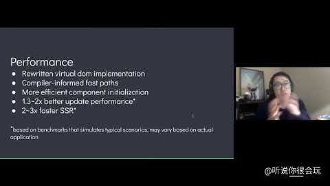 尤雨溪直播讲Vue3.0的更新