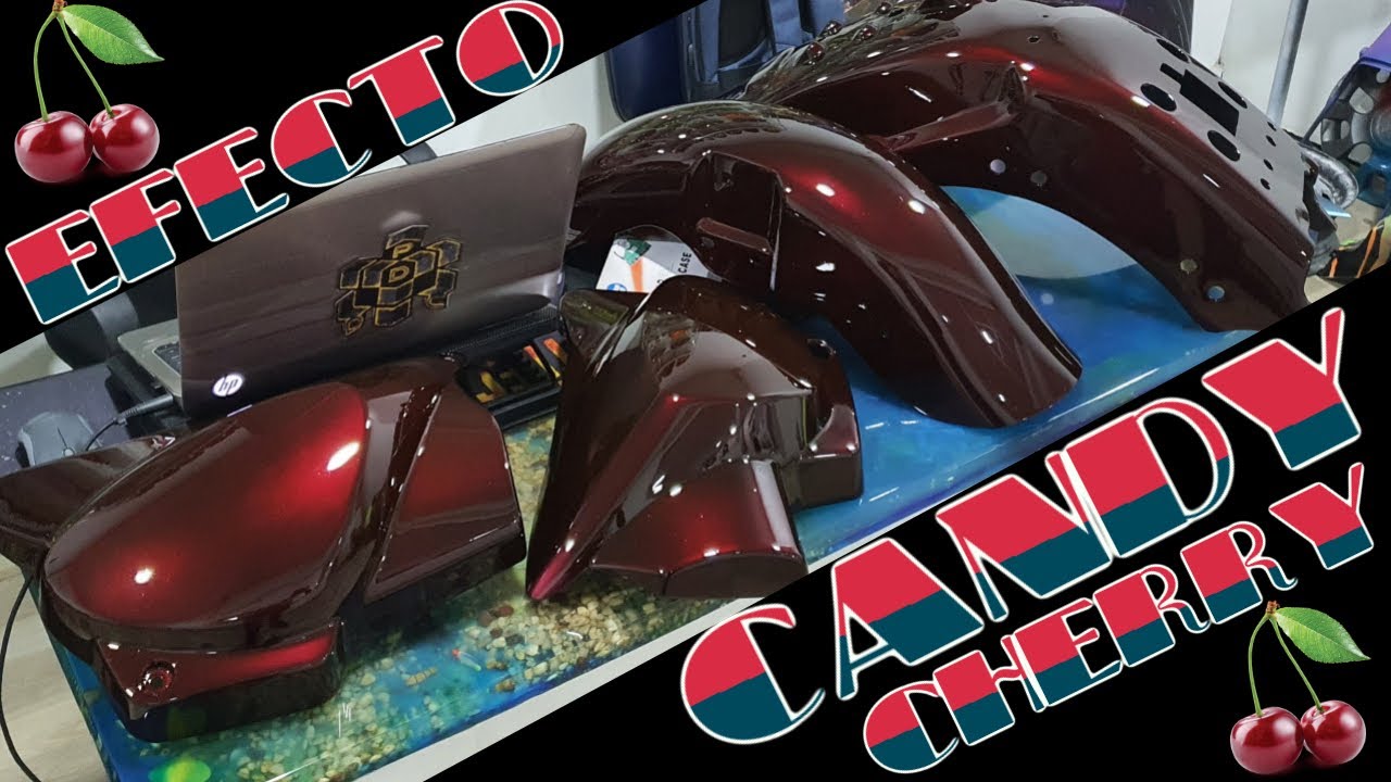 Pintando CANDY APPLE 🍎 o CANDY RED BLACK 🍒 de 3 formas diferentes