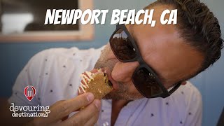 Devouring Newport Beach, California—Balboa Island, Fun Zone, Top Restaurants, Food Tour, Travel Vlog
