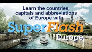 SuperFlash Europe - Countries, Capitals, Abbreviations