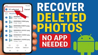How to Recover Deleted Photos on Android 2025 | 100% Working