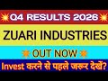 Zuari Industries Q4 Results 2026 🔴 Zuari Industries Results 🔴 Zuari Industries Share Latest News