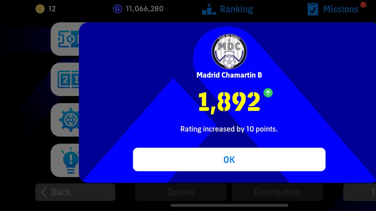 5-0 win Rank up game,opponent park the bus in the game #efootball #efootball2025 #pesmobile 