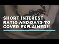 Short Interest and Days To Cover Explained - Day and Swing Trading