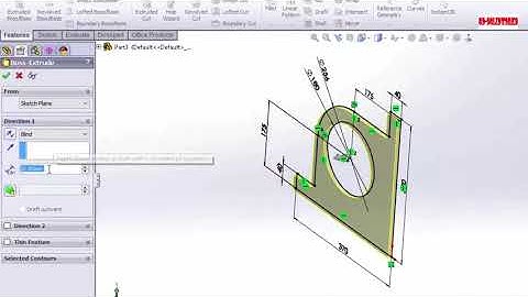 Hướng dẫn vẽ SolidWorks cơ bản cho người mới học   Thực hành Part    YouTube