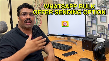 Bulk Whatsapp Offer sending option Billing Software