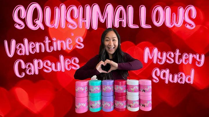 Unboxing 4" Valentine's Day Squishmallows Mystery Squad Capsules | Blind Box