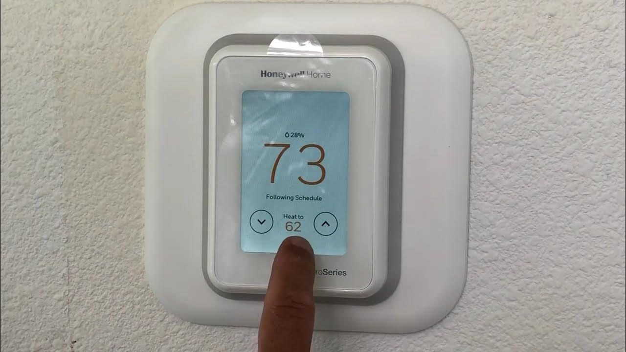 How to Program Your Honeywell T10 Pro Smart with Redlink - YouTube
