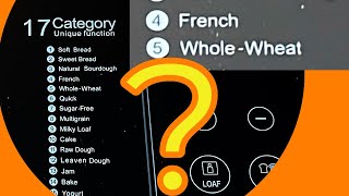Understanding French and Whole Wheat Bread Machine Functions