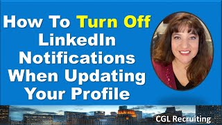 how to turn off linkedin notifications