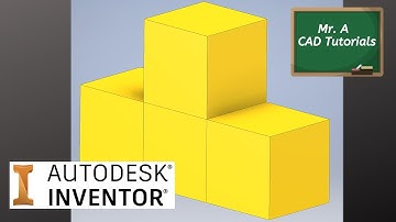 Puzzle Cube Autodesk Inventor Tutorial (Share Sketch)